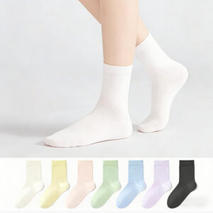 Women's Cotton Crew Socks 5-Pairs Pack, Soft Breathable Everyday Socks with Cushioned Sole for Work, Athletic, Casual Wear